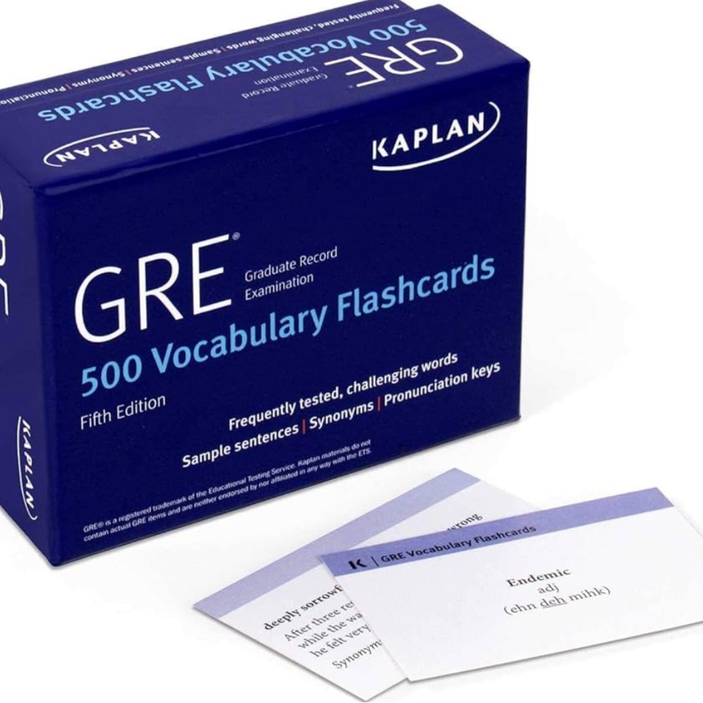 GRE ETs Kaplan 500 Vocab Words Like New